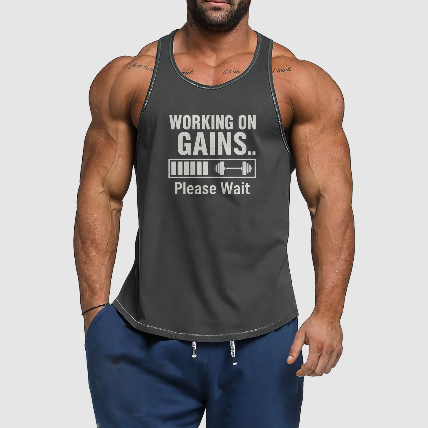 Ultimate Gym Tank Top for Men: Stay Cool and Comfy During Intense Workouts- TT02078