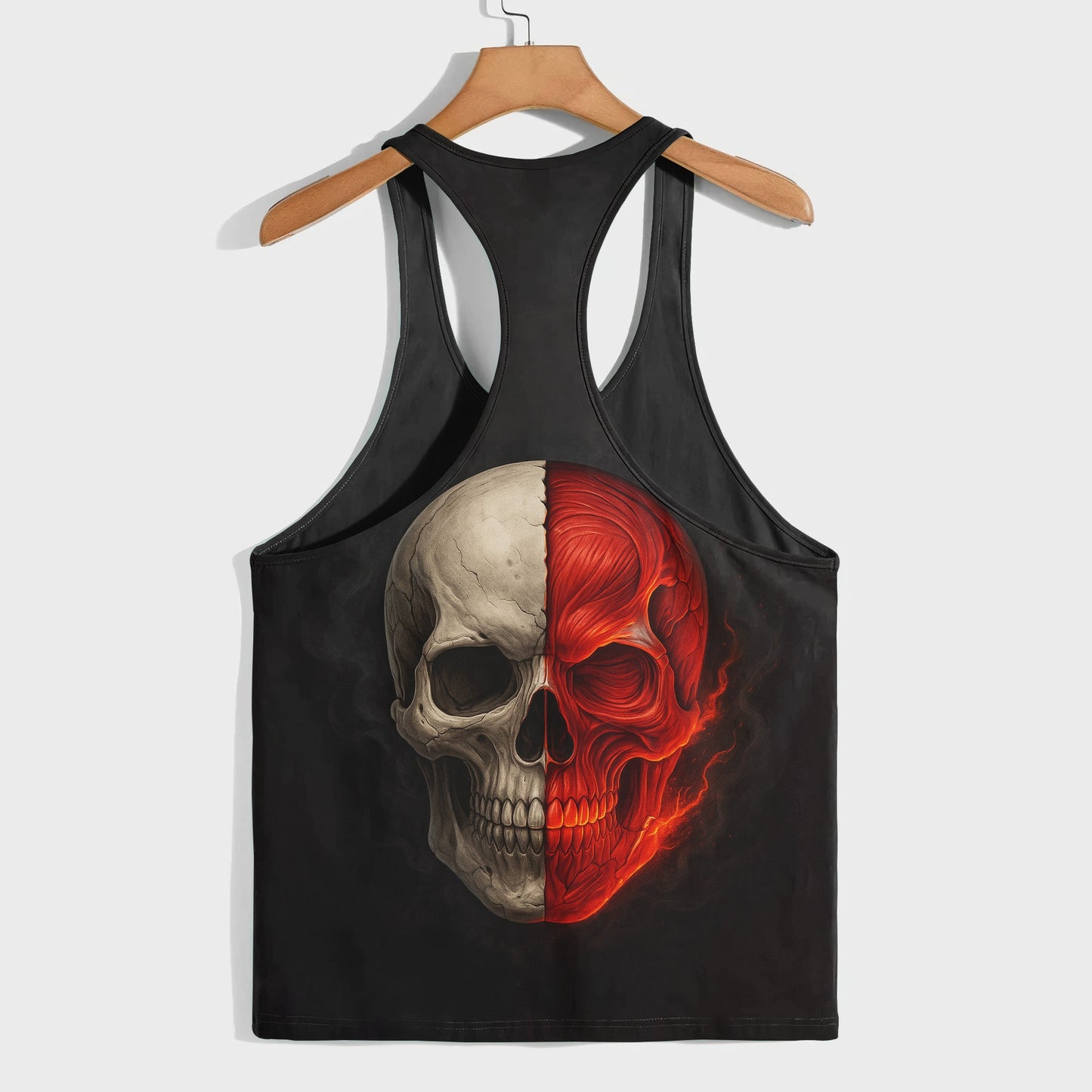 Skull 3D Racerback Tank Top- TT02472