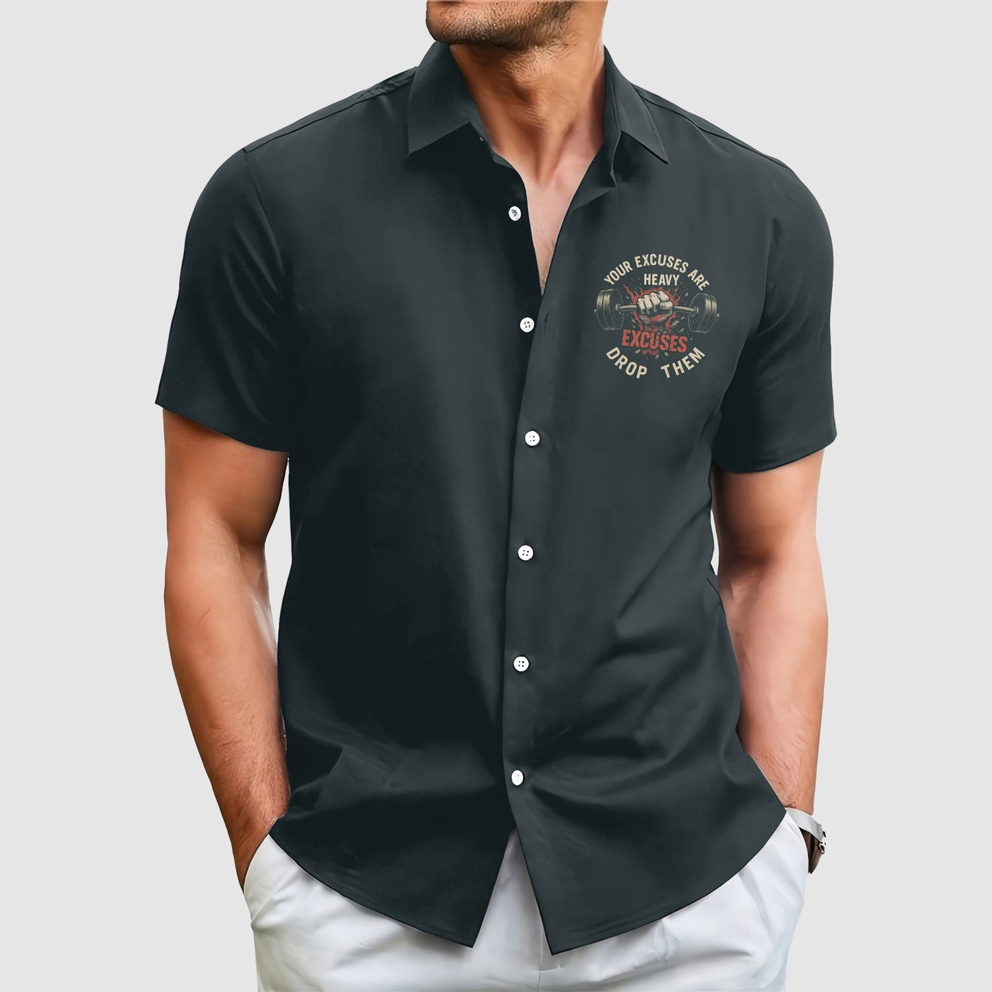 GymPro Short Sleeve Button Shirt- TT02540
