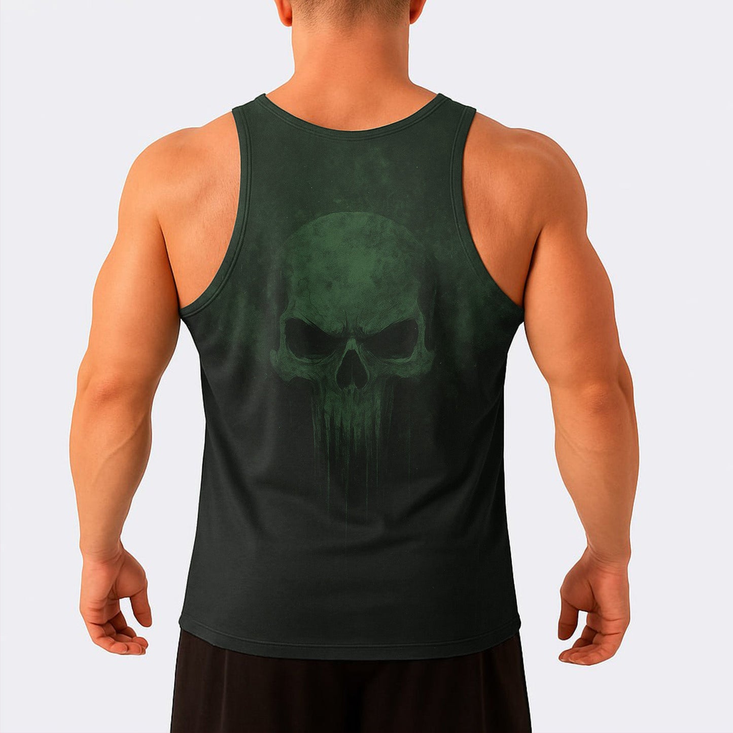 Skull Power Training Tank Top for Men- TT02589