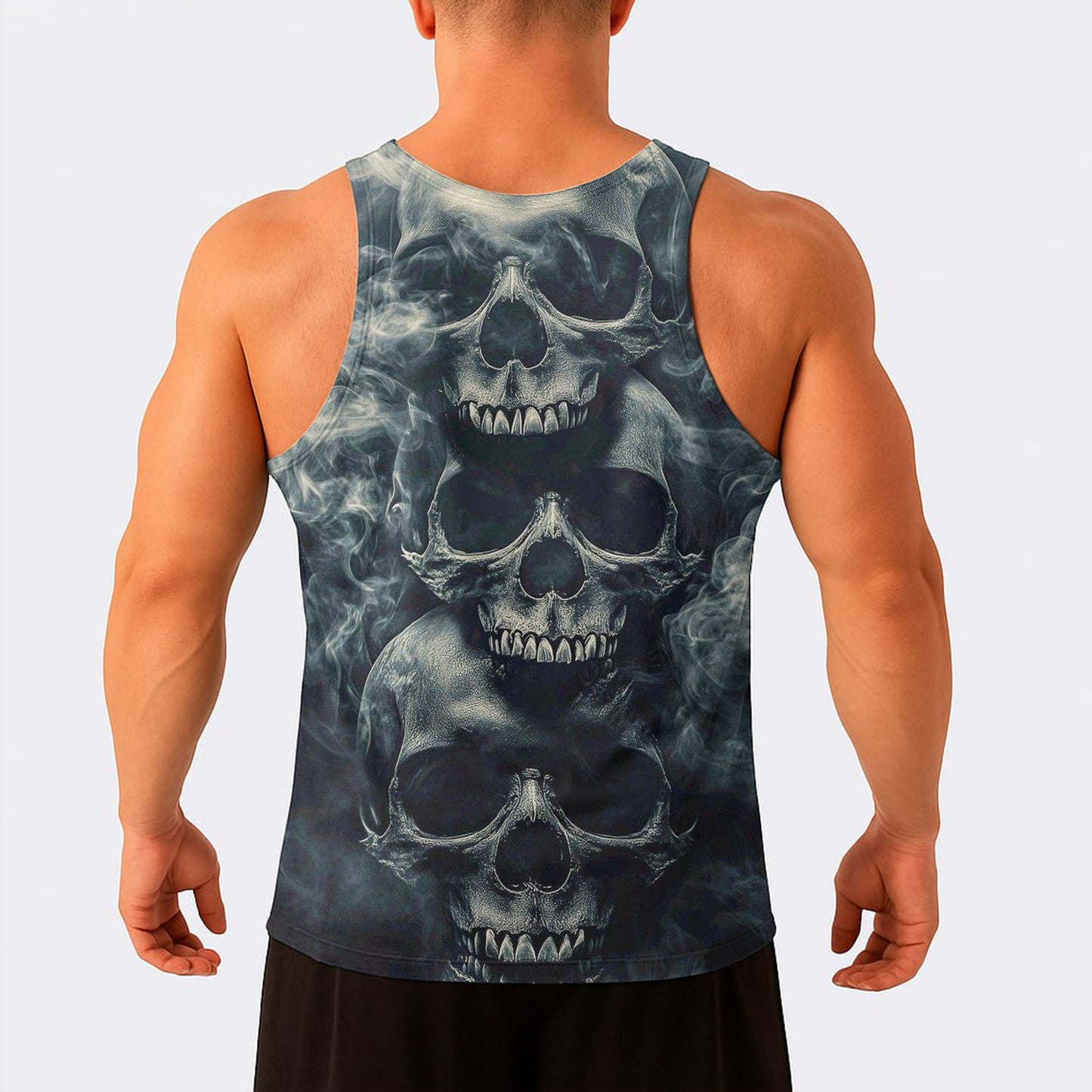 Skull Power Training Tank Top for Men- TT02861
