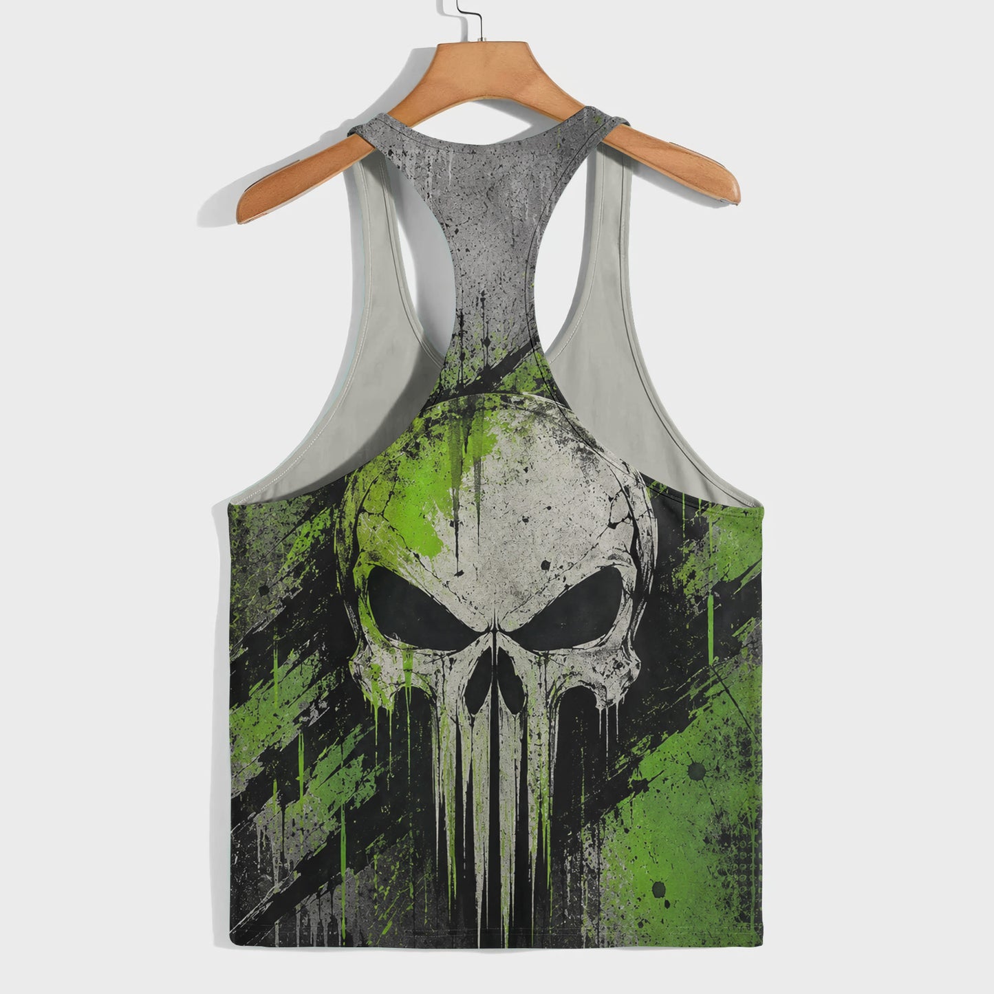 Skull 3D Racerback Tank Top- TT03151