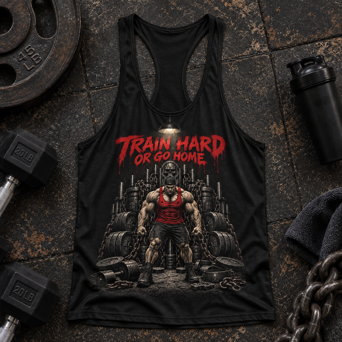 Bodybuilding Racerback Tank Top- TT03293