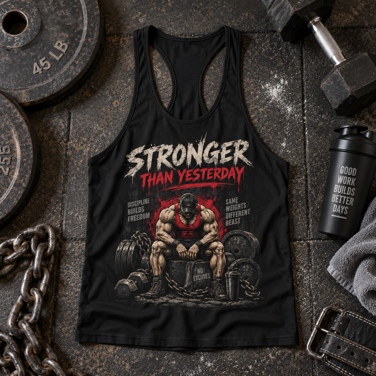 Bodybuilding Racerback Tank Top- TT03295