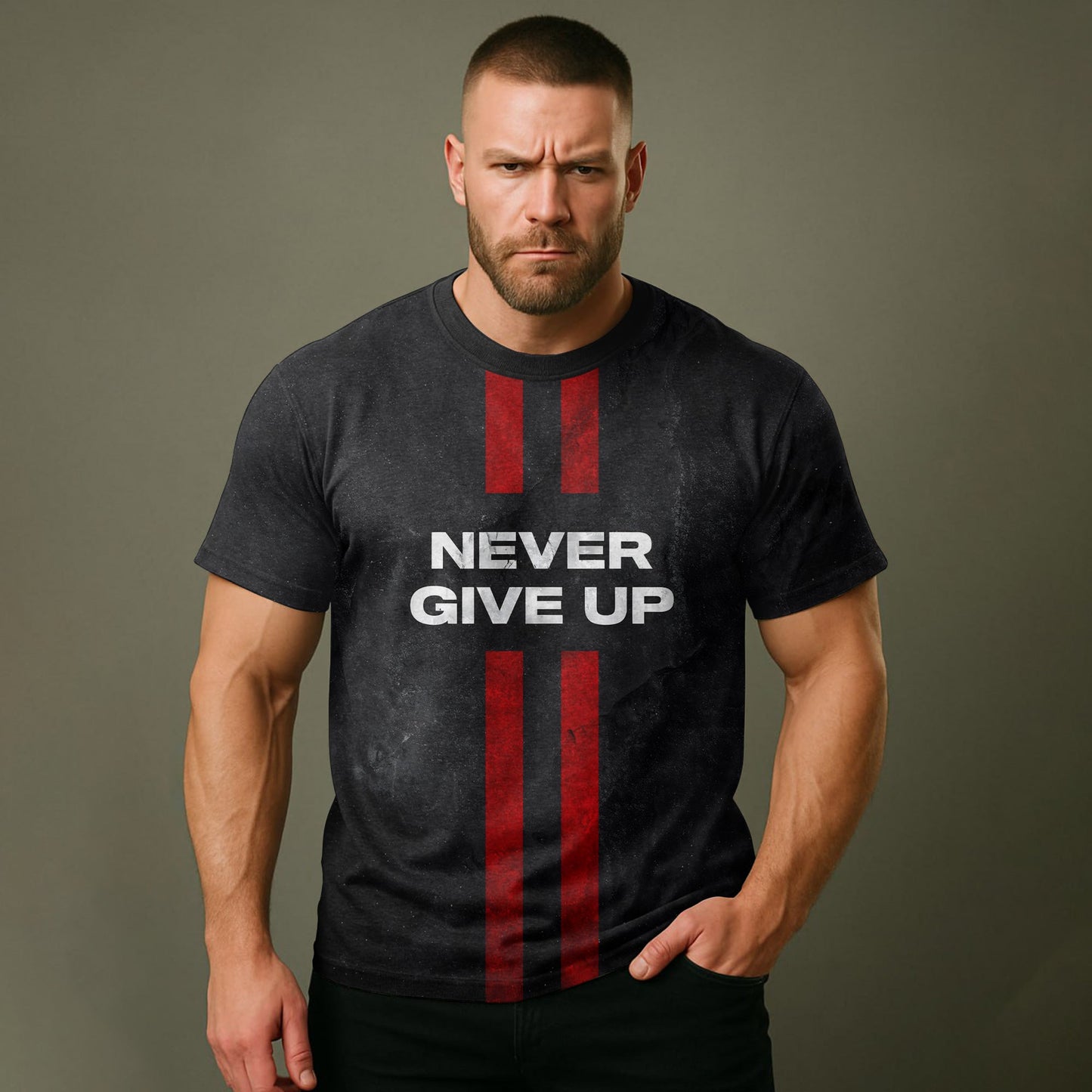 Ultimate Gym T-shirt for Men: Stay Cool and Comfy During Intense Workouts- AA00685