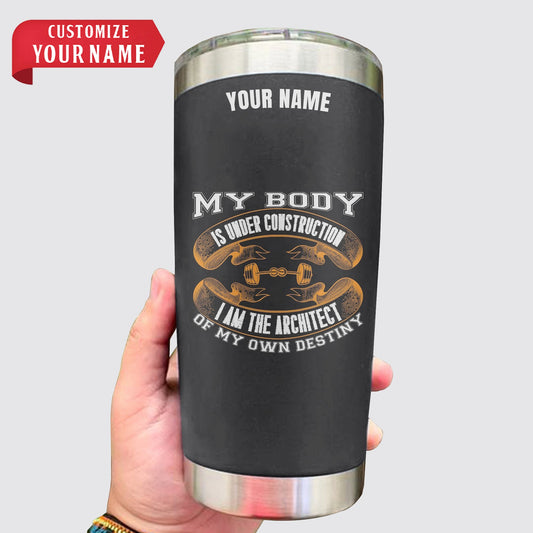 Personalized GymPro Tumblers: Hydration On-the-Go!- AA01334