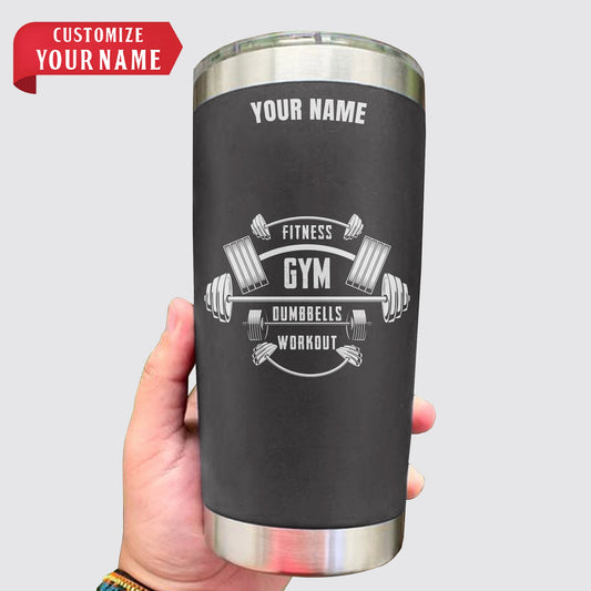 Personalized GymPro Tumblers: Hydration On-the-Go!- AA01335