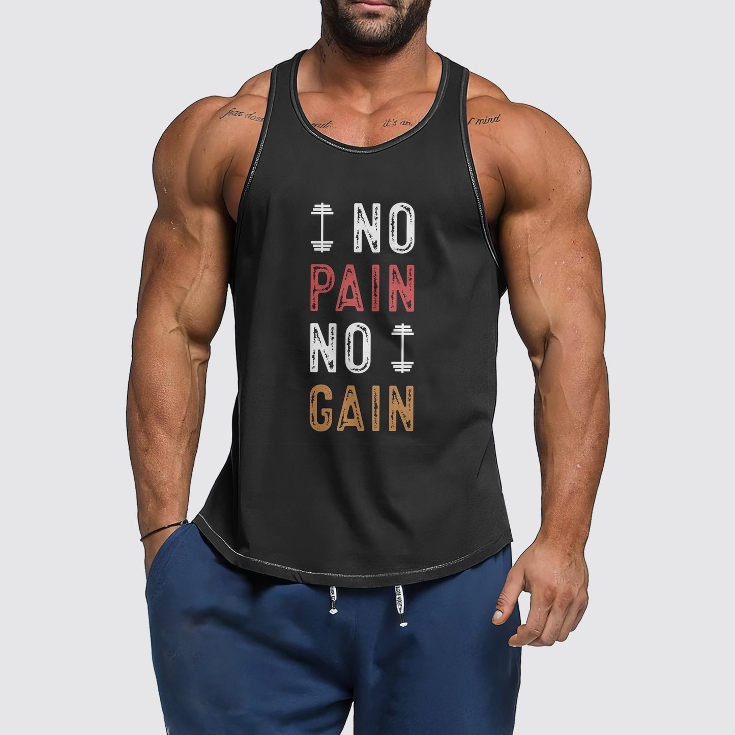 Ultimate Gym Tank Top for Men: Stay Cool and Comfy During Intense Workouts- AA01356