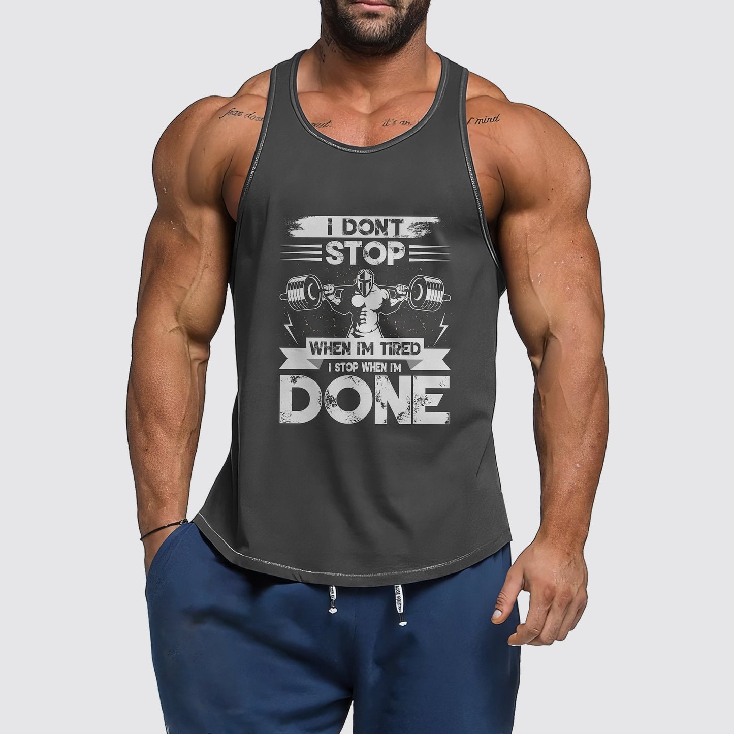 Ultimate Gym Tank Top for Men: Stay Cool and Comfy During Intense Workouts- AA01364