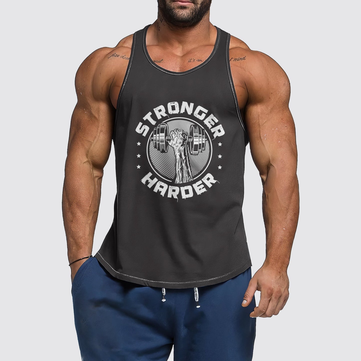 Ultimate Gym Tank Top for Men: Stay Cool and Comfy During Intense Workouts- AA01367