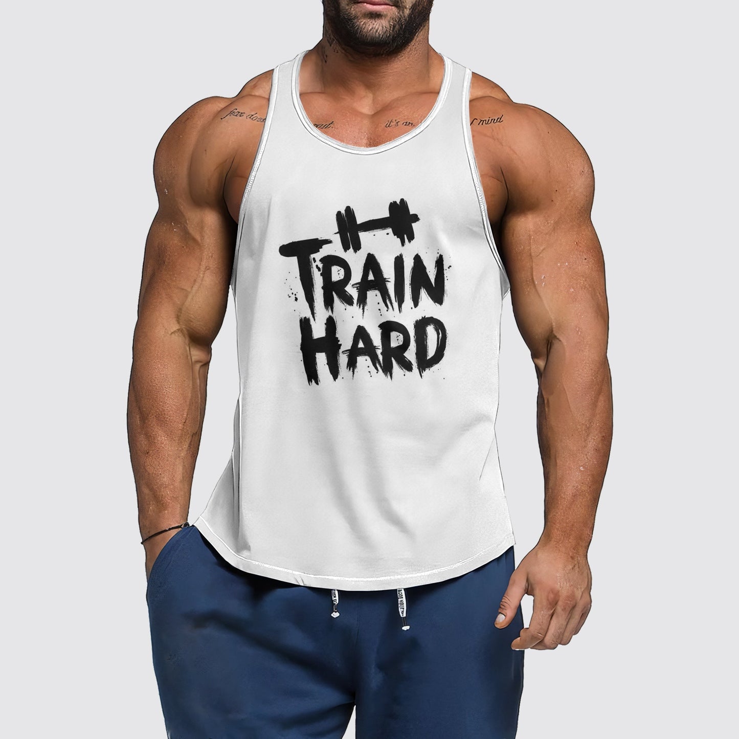 Ultimate Gym Tank Top for Men: Stay Cool and Comfy During Intense Workouts- AA01383