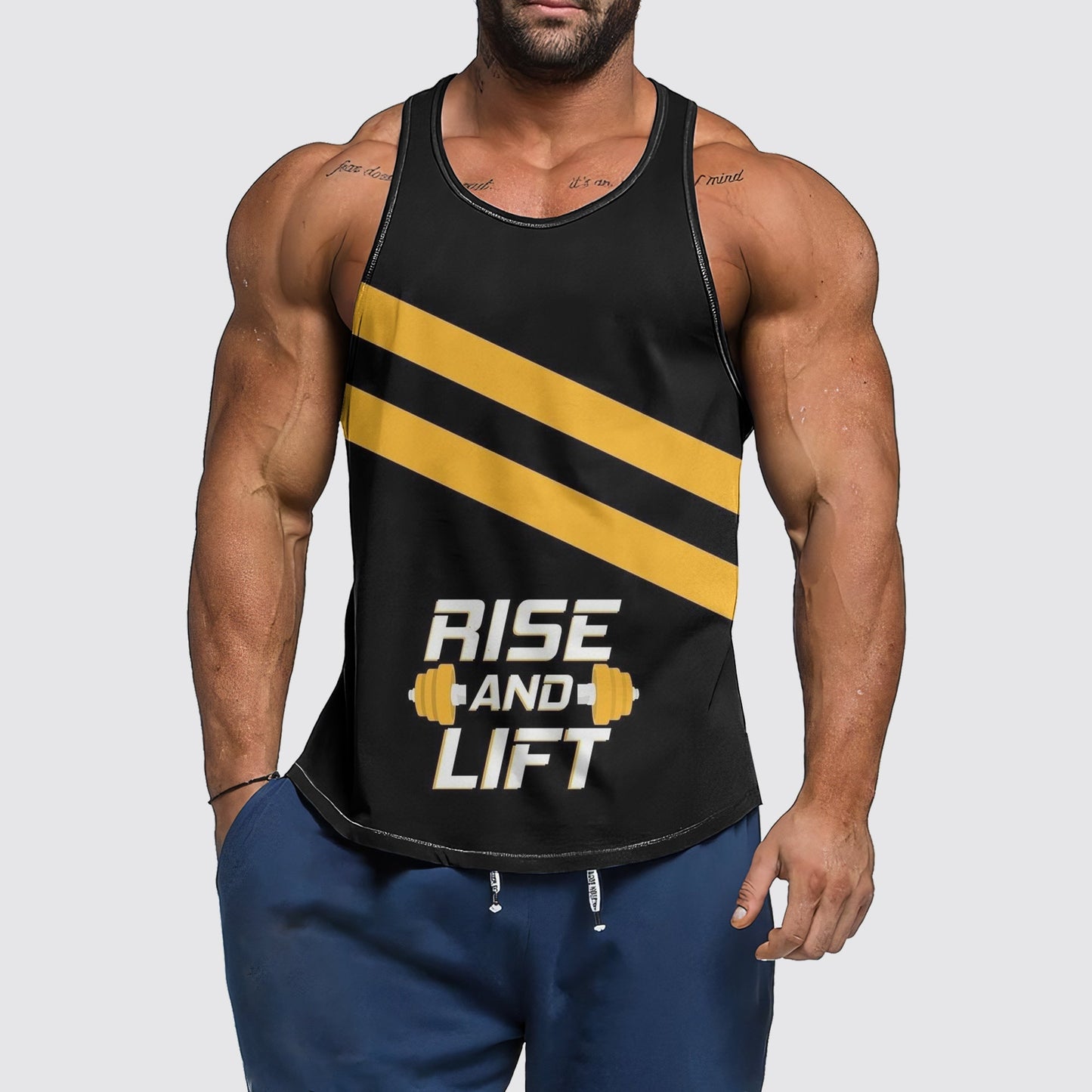 Ultimate Gym Tank Top for Men: Stay Cool and Comfy During Intense Workouts- AA01392