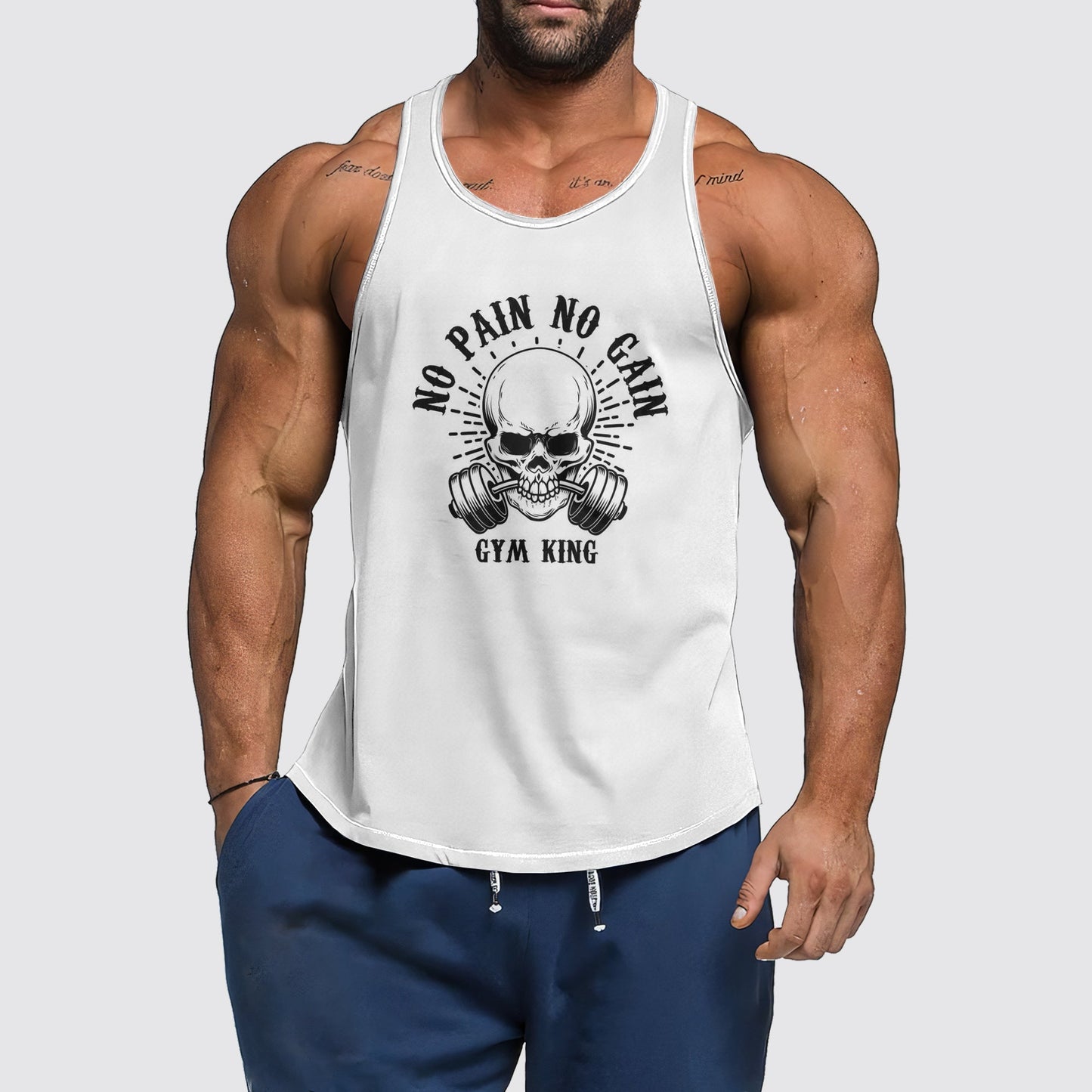 Ultimate Gym Tank Top for Men: Stay Cool and Comfy During Intense Workouts- AA01423