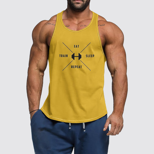 Ultimate Gym Tank Top for Men: Stay Cool and Comfy During Intense Workouts- AA01449