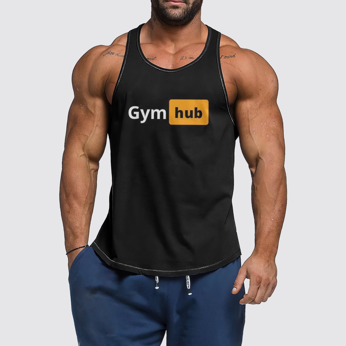 Ultimate Gym Tank Top for Men: Stay Cool and Comfy During Intense Workouts- AA01549