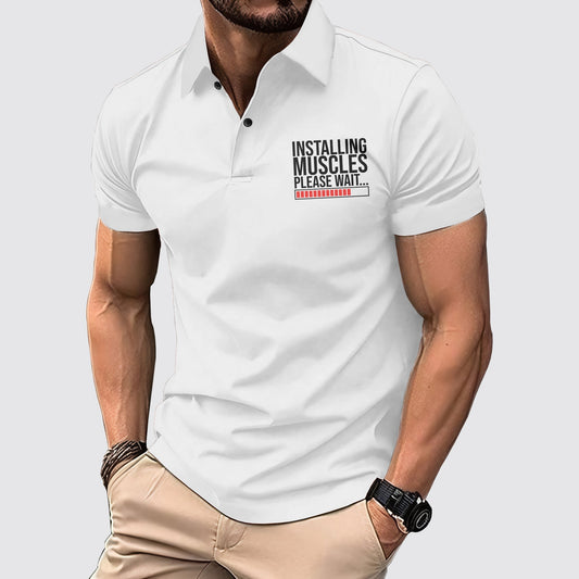 FlexFit Gym Polo Shirt: Performance & Style in Motion- AA01773