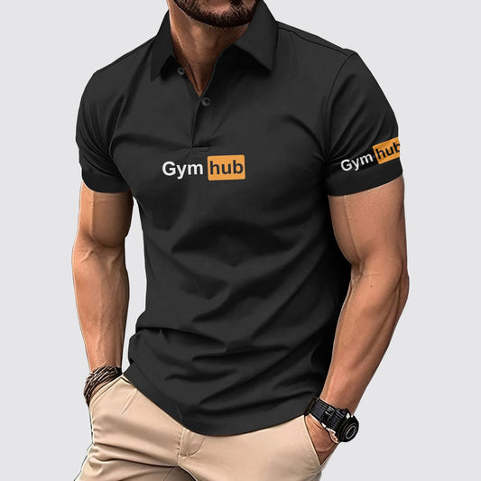 FlexFit Gym Polo Shirt: Performance & Style in Motion- AA01775