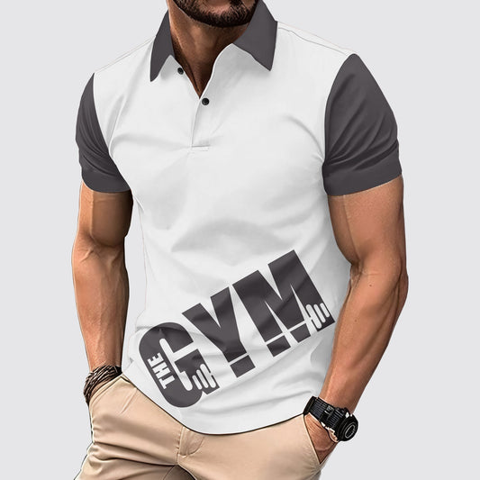 FlexFit Gym Polo Shirt: Performance & Style in Motion- AA01784