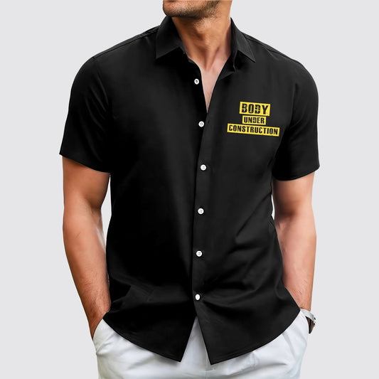 GymPro Short Sleeve Button Shirt- AA01855