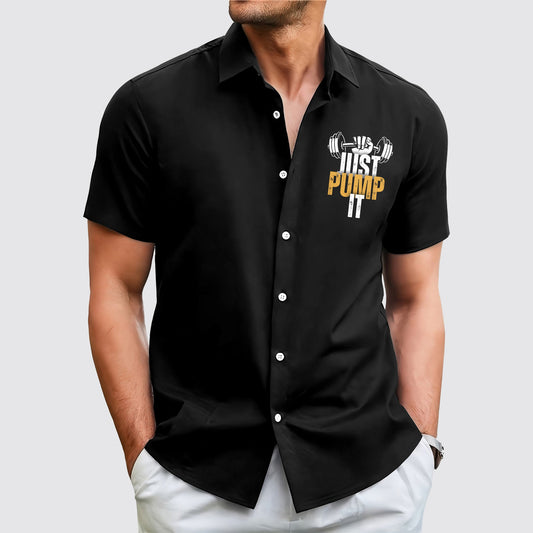 GymPro Short Sleeve Button Shirt- AA01861