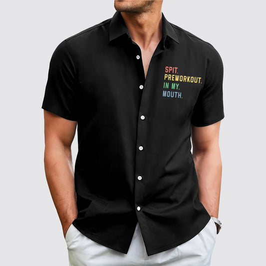 GymPro Short Sleeve Button Shirt- AA01904