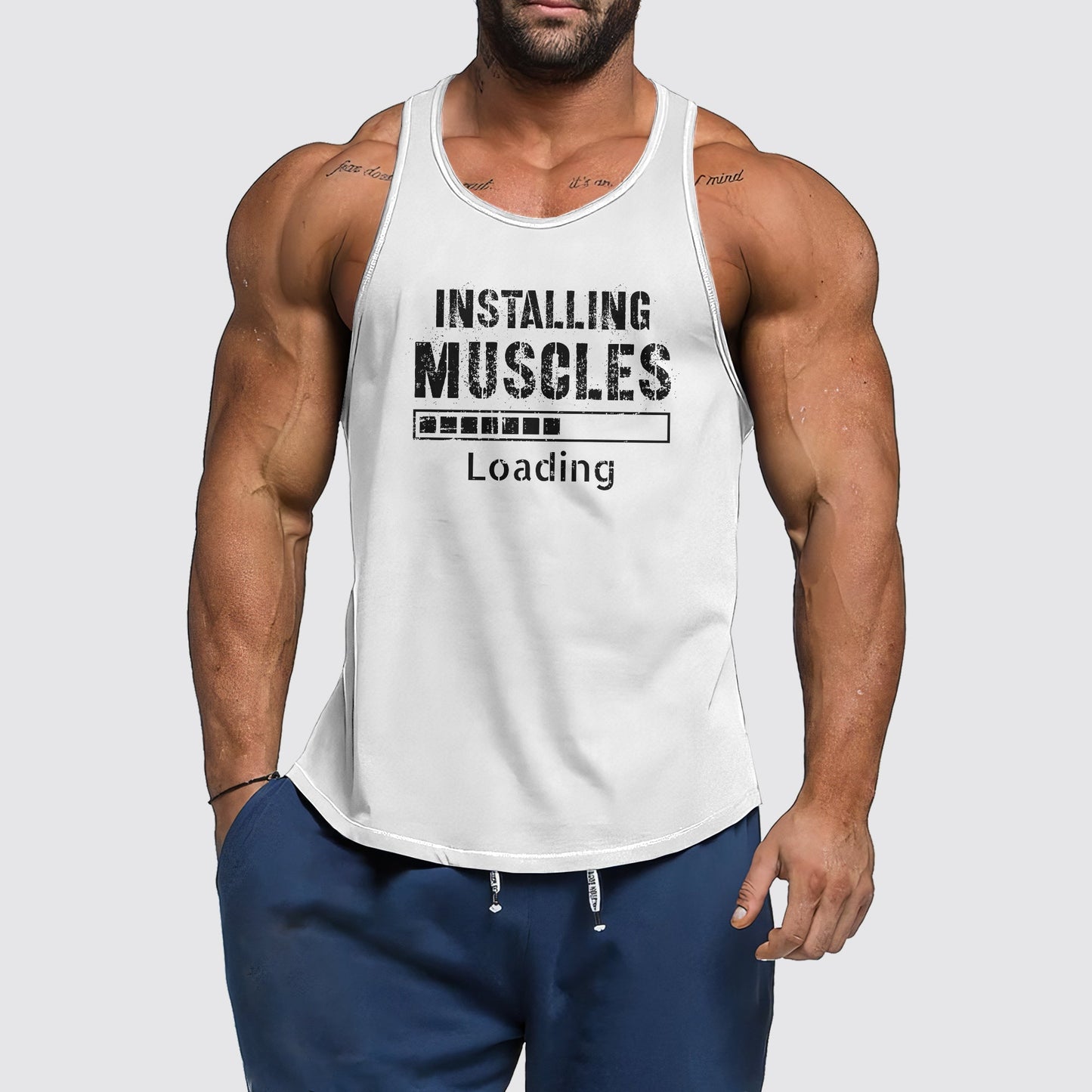 Ultimate Gym Tank Top for Men: Stay Cool and Comfy During Intense Workouts- AA02149