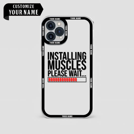 Personalized Transparent Phone Case For Gym Enthusiasts- AA02170