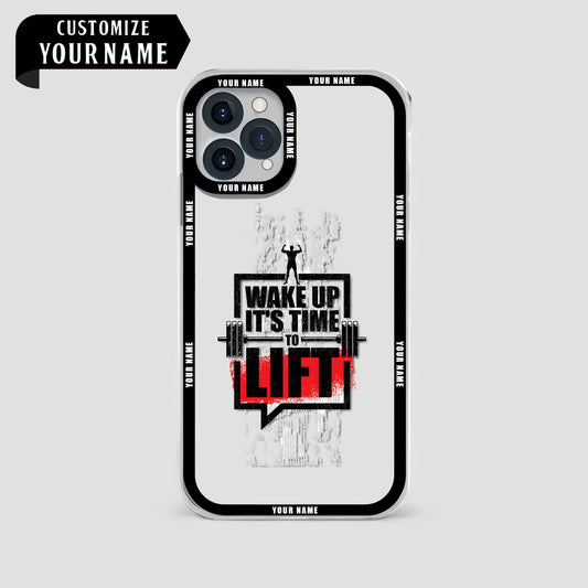 Personalized Transparent Phone Case For Gym Enthusiasts- AA02187