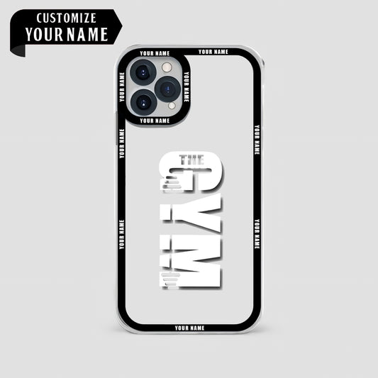 Personalized Transparent Phone Case For Gym Enthusiasts- AA02194