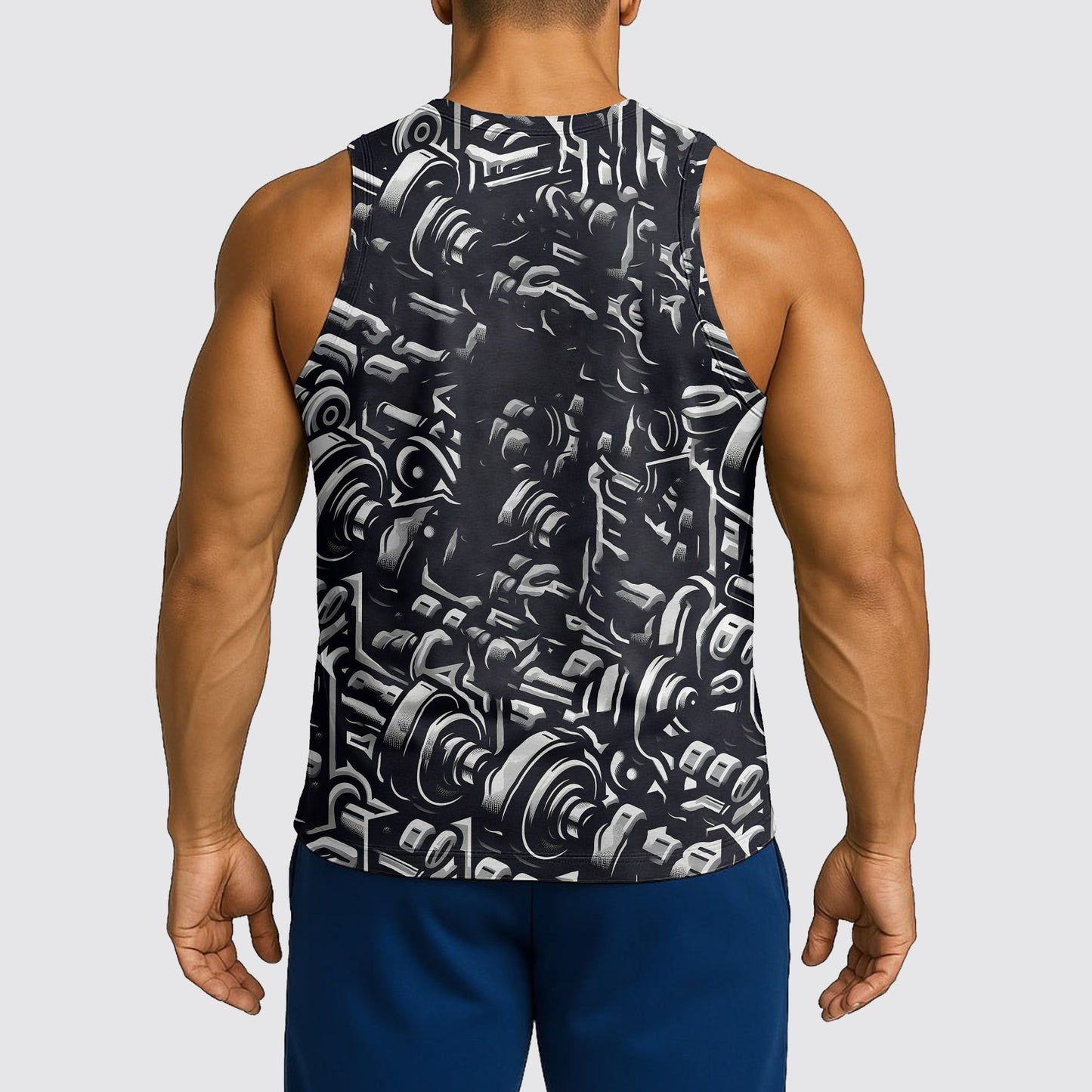 Ultimate Gym Tank Top for Men: Stay Cool and Comfy During Intense Workouts- AA02587