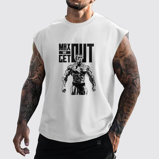 MuscleMax Cut-Off Tank- AA02758