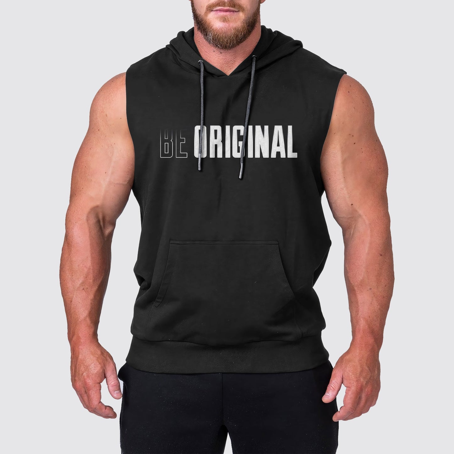 Ultimate Gym Sleeveless Hoodie for Men: Stay Cool and Comfy During Intense Workouts- AA03200