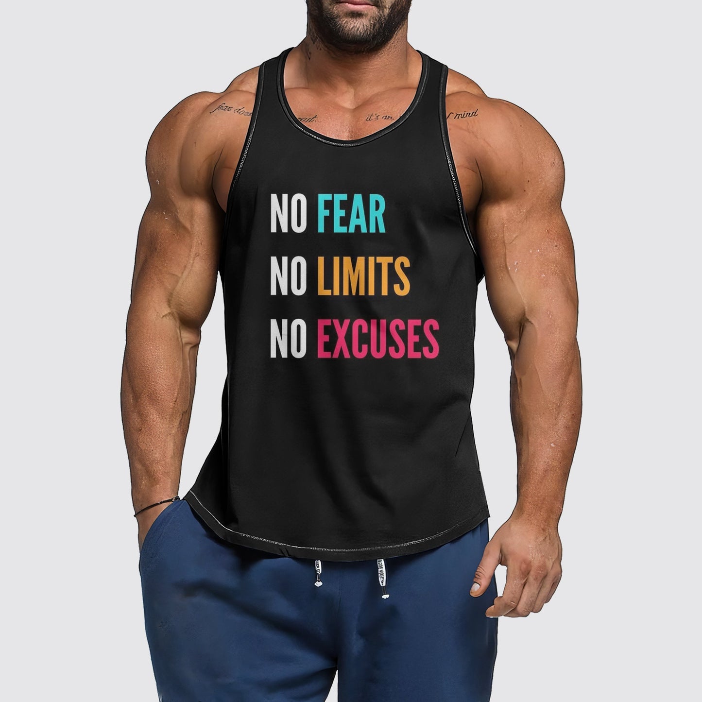 Ultimate Gym Tank Top for Men: Stay Cool and Comfy During Intense Workouts- AA03291