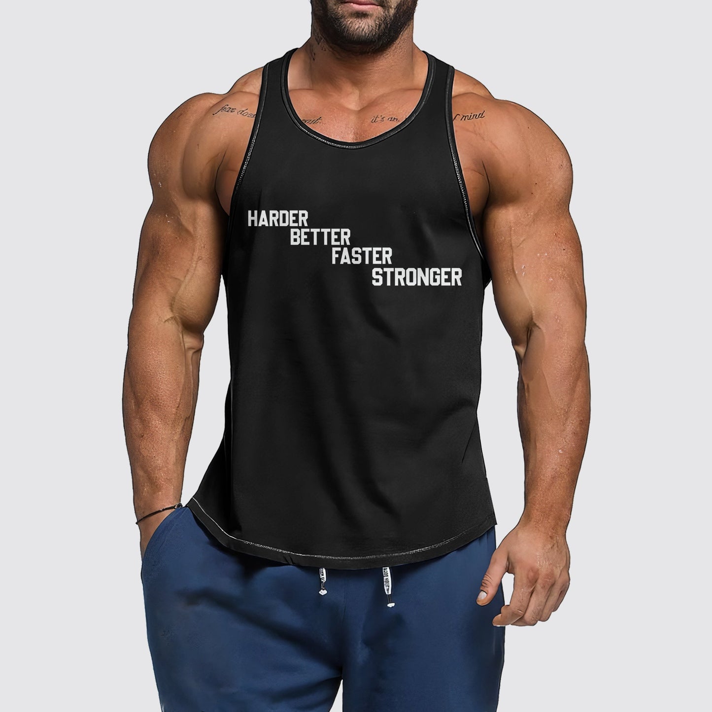 Ultimate Gym Tank Top for Men: Stay Cool and Comfy During Intense Workouts- AA03301