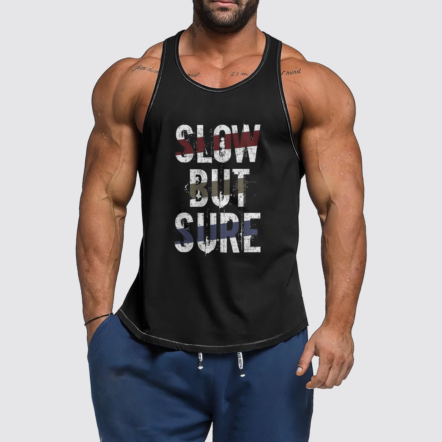 Ultimate Gym Tank Top for Men: Stay Cool and Comfy During Intense Workouts- AA03303