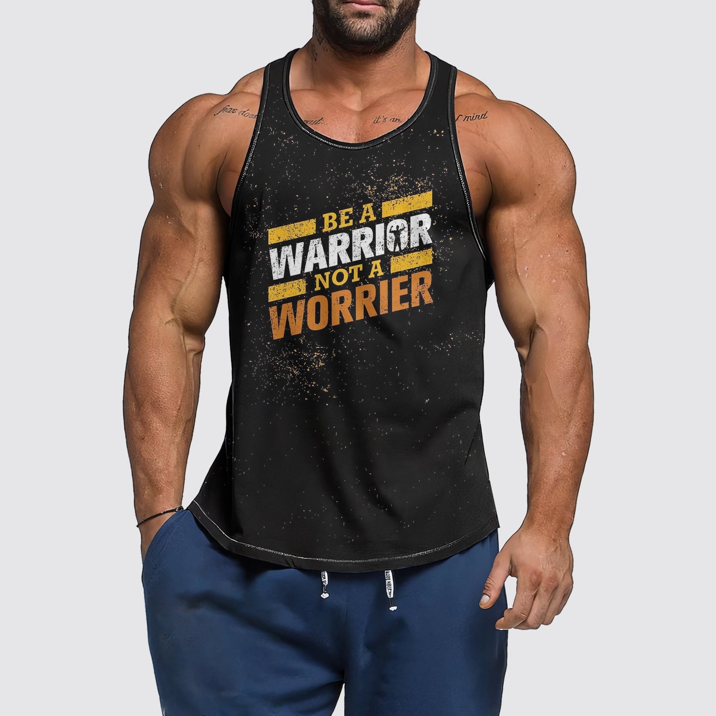 Ultimate Gym Tank Top for Men: Stay Cool and Comfy During Intense Workouts- AA03308