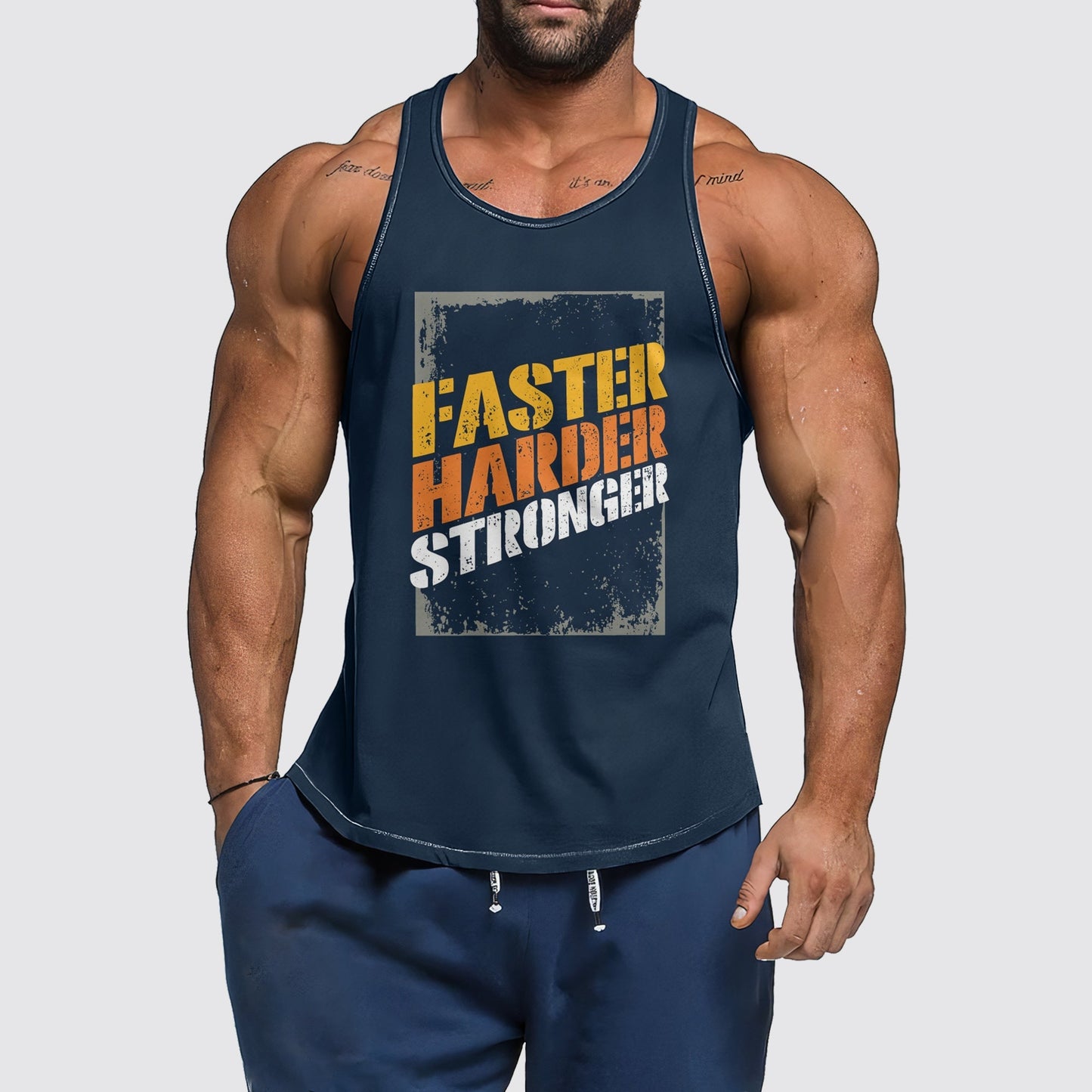 Ultimate Gym Tank Top for Men: Stay Cool and Comfy During Intense Workouts- AA03309