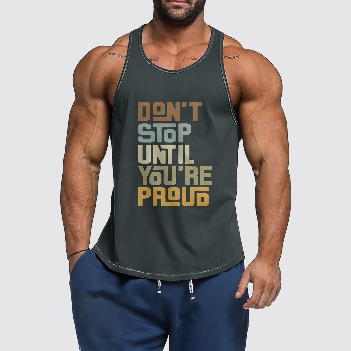 Ultimate Gym Tank Top for Men: Stay Cool and Comfy During Intense Workouts- AA03311