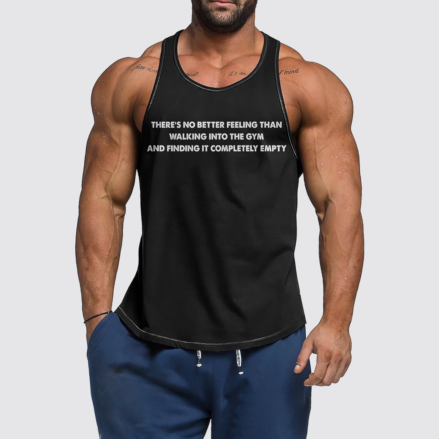 Ultimate Gym Tank Top for Men: Stay Cool and Comfy During Intense Workouts- AA04126