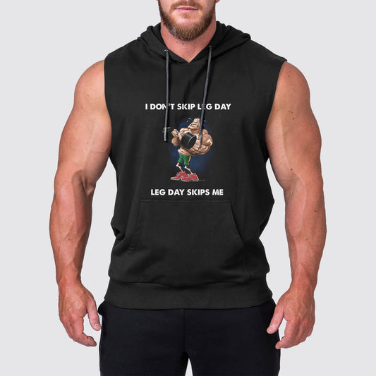 Ultimate Gym Sleeveless Hoodie for Men: Stay Cool and Comfy During Intense Workouts- AA04237