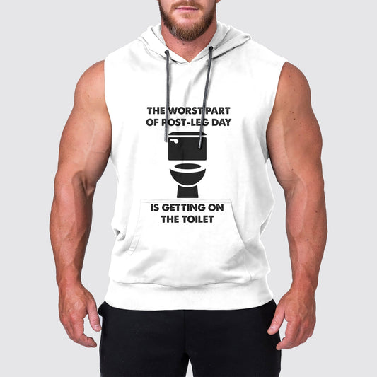 Ultimate Gym Sleeveless Hoodie for Men: Stay Cool and Comfy During Intense Workouts- AA04270