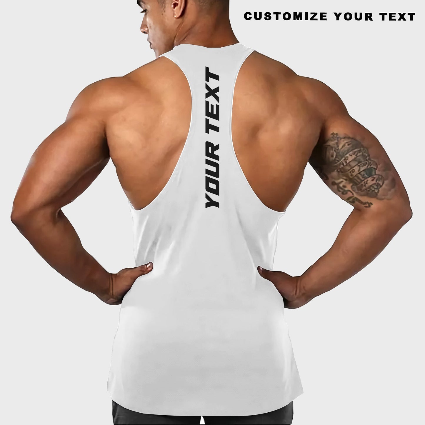 Customizable Bodybuilding Racerback Tank Top- AA04397