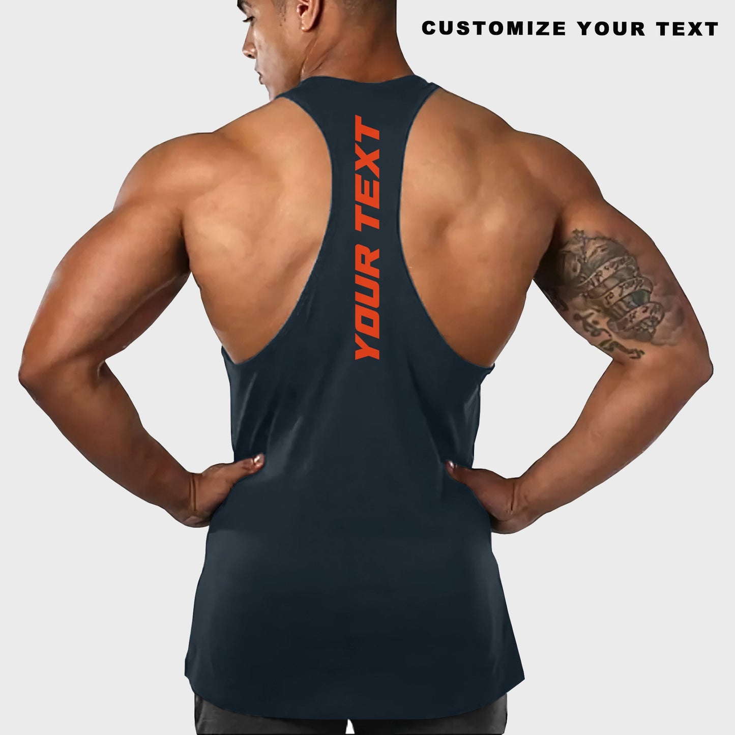Customizable Bodybuilding Racerback Tank Top- AA04398