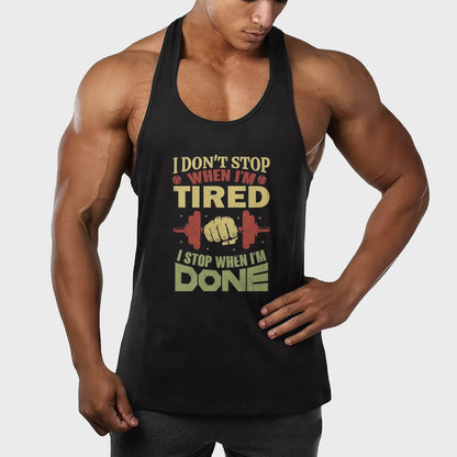 Customizable Bodybuilding Racerback Tank Top- AA04409