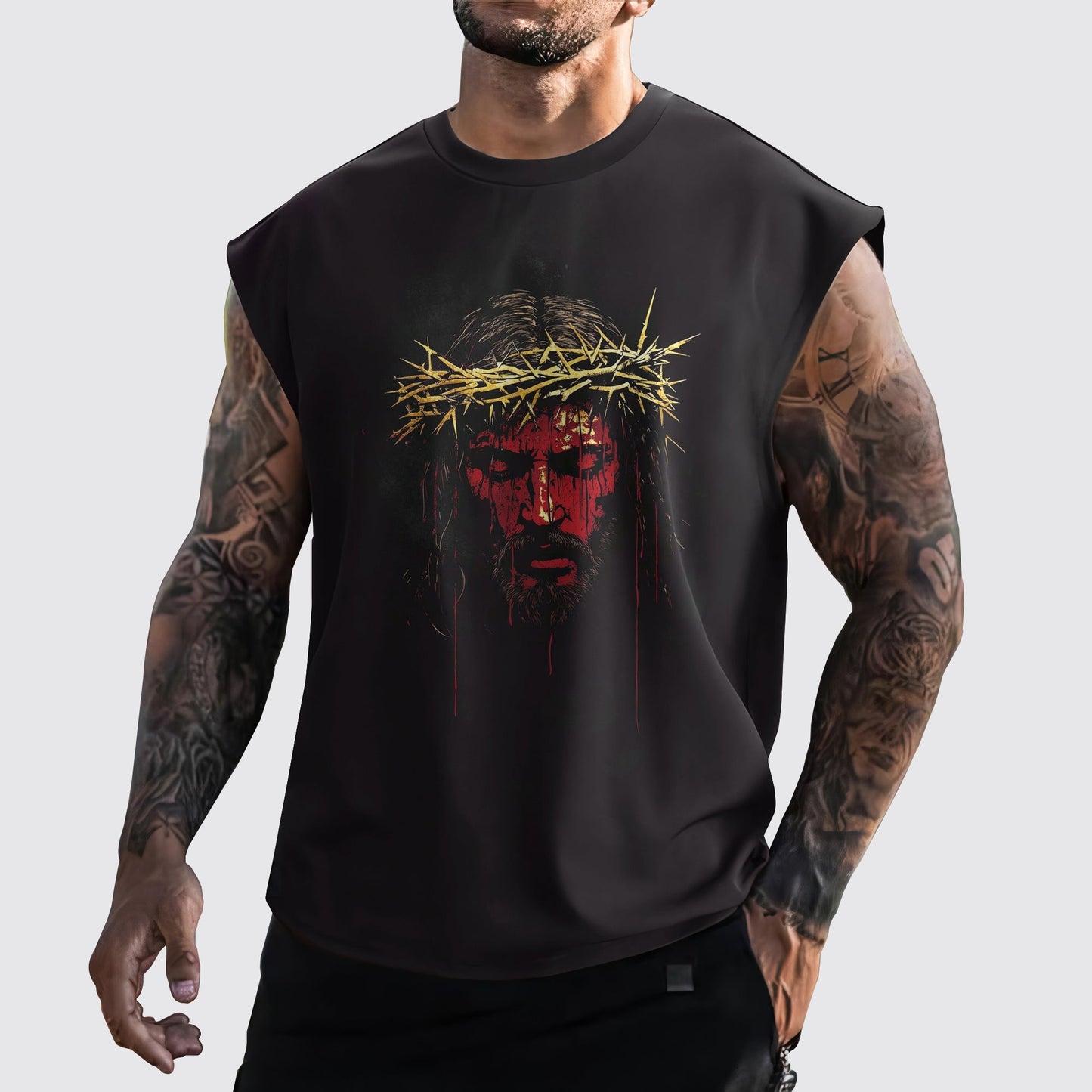 Jesus Forever Cut-Off Tank- AA05163