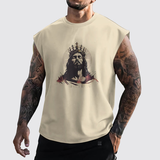 Jesus Forever Cut-Off Tank- AA05174