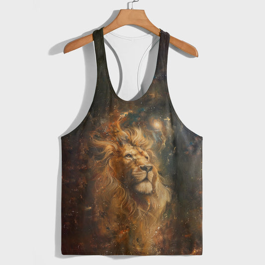 Lion 3D Racerback Tank Top- AA05206