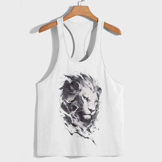 Lion 3D Racerback Tank Top- AA05207