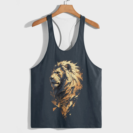 Lion 3D Racerback Tank Top- AA05232