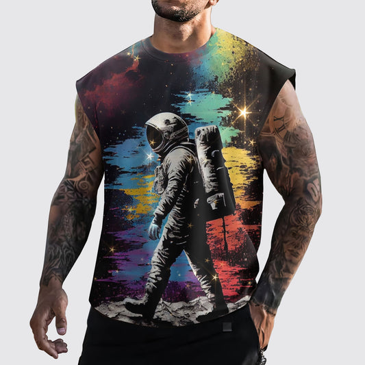 Astronaut 3D Cut-Off Tank- AA05280